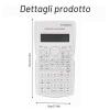 KK-82MS-B/KK-82MS-D Portable Scientific Calculator for Engineering, with 4.4-Inch LCD, Professional Notepad Calculator for Office and School (White) view 2