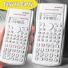 KK-82MS-B/KK-82MS-D Portable Scientific Calculator for Engineering, with 4.4-Inch LCD, Professional Notepad Calculator for Office and School (White) view 4