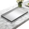304 Stainless Steel Leak Catch Pan, 0.8 mm, for Air Conditioners and Oil Changes, 40 x 20 cm view 1