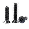 10 M6 x 35 mm Black 304 Stainless Steel Security Pin Torx Countersunk Screws view 1