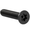 10 M6 x 35 mm Black 304 Stainless Steel Security Pin Torx Countersunk Screws view 3