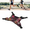 Unisex Lightweight Canvas Sports Chest Bag with Multiple Pockets view 3