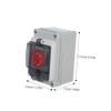 Outdoor Push-Button Box with Plastic Cover view 2