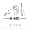 Ruhr Area Car Sticker, Headframe Silhouette, Black view 1