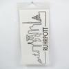 Ruhr Area Car Sticker, Headframe Silhouette, Black view 3