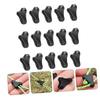 Camping Tent Guyline Buckles, 50-Piece Black Plastic Set view 3