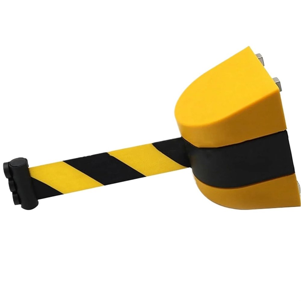 NHEISSCF Magnetic Retractable Queue Barrier Belt, 10 m, for Crowd Management