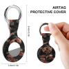 Apple AirTag Case with Keychain, Yorkie Puppy Print view 2