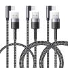 Short 90° iPhone Charging Cable, 3-Pack (0.3 m + 0.3 m + 0.15 m) view 1