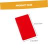Toddmomy 4-Piece Referee Kit with Red and Yellow Cards, Whistle, and Notebook view 2
