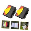 Toddmomy 4-Piece Referee Kit with Red and Yellow Cards, Whistle, and Notebook view 4