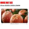 Pink XXL Desk Mat Mouse Pad, 600 x 300 mm, Fruit Gaming Mouse Pad, Waterproof, Non-Slip, Stitched Edges view 3