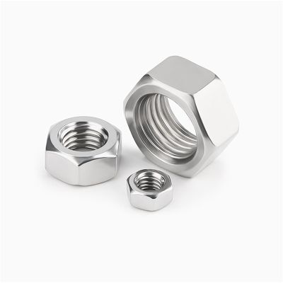 M48 Hex Nut, 48 mm, 304 Stainless Steel, 1 Pc.