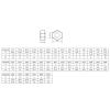 M48 Hex Nut, 48 mm, 304 Stainless Steel, 1 Pc. view 3