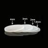 White Round Silicone Rubber Gaskets, 5–150 mm Diameter, 1–8 mm Thick, 1/2/5 Pieces view 2