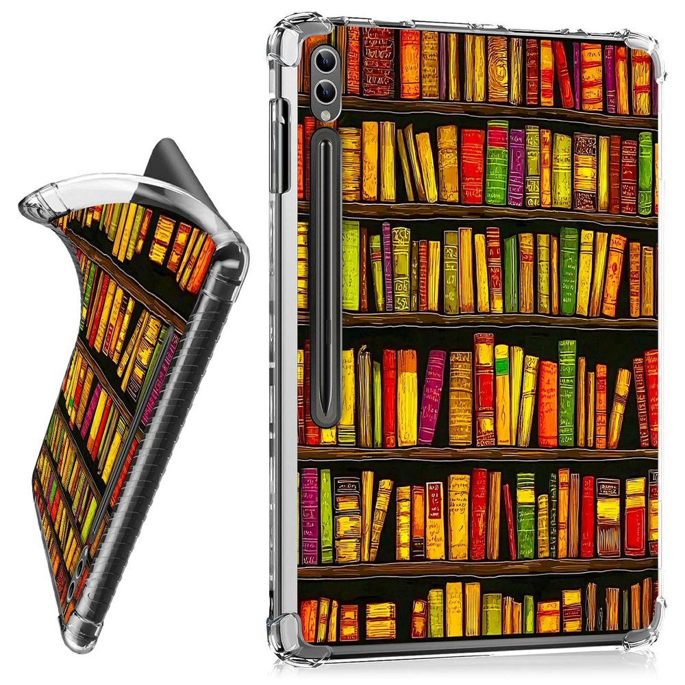 RWUTYTIUL Clear Protective Case for Samsung Galaxy Tab S10+ 2024/Tab S9+ 2023, 12.5 in, TPU