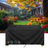 AOFOAE Outdoor Furniture Cover 390 x 395 x 85 cm, Black view 1