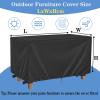 AOFOAE Outdoor Furniture Cover 390 x 395 x 85 cm, Black view 2