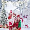 ASDCXZ Christmas Photography Backdrop, 8x6 ft, Winter Snow Landscape with Christmas Tree and Snowman view 3