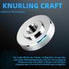 10-Piece M4 Flat Knurled Thumb Nuts, Stainless Steel, DIN 467 view 4