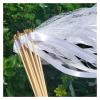 AMENGJ Wedding Ribbon Fairy Wands, White Ribbon Sticks with Lace Streamers and Bells (10 pcs) view 2