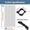 SFSLBFB Honeycomb Gravel Grid, Geogrid Ground Stabilizer, 2-Inch Walkway Grid for Gravel, Cement, and Sand, 3 x 6 m (10 x 20 ft) view 2