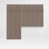 BN Fire-Retardant Blackout Curtain (B1/M1), Brown/Gray, with 5 cm Gather Tape, 270 × 750 cm view 2