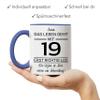 Kiddle-Design Personalized 19th Birthday Mug, Blue view 2