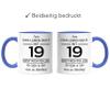 Kiddle-Design Personalized 19th Birthday Mug, Blue view 4