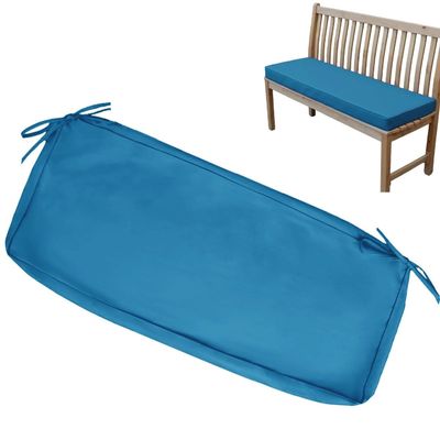 Bench Cushion Cover, Lake Blue, 140 x 45 x 8 cm