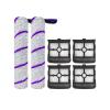 Vacuum Mop Accessories: Roller Brush, HEPA Filter, Replacement Parts, Compatible with Narwal S20 Pro and Rowenta X-Clean 10 (Set of 4) view 1