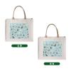 CHANGLEI Eco-Friendly Durable Canvas Tote Bag, Large, Reusable, Double-Sided Print view 2
