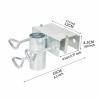 KiBcsLic Patio Umbrella Clamp, Beach Fishing Fixed Clip for Fence, Balcony, Small Truck view 2