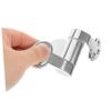 SWOOMEY 2-Piece Adjustable Soft-Close Toilet Seat Hinges, Chrome-Plated Zinc Alloy view 4