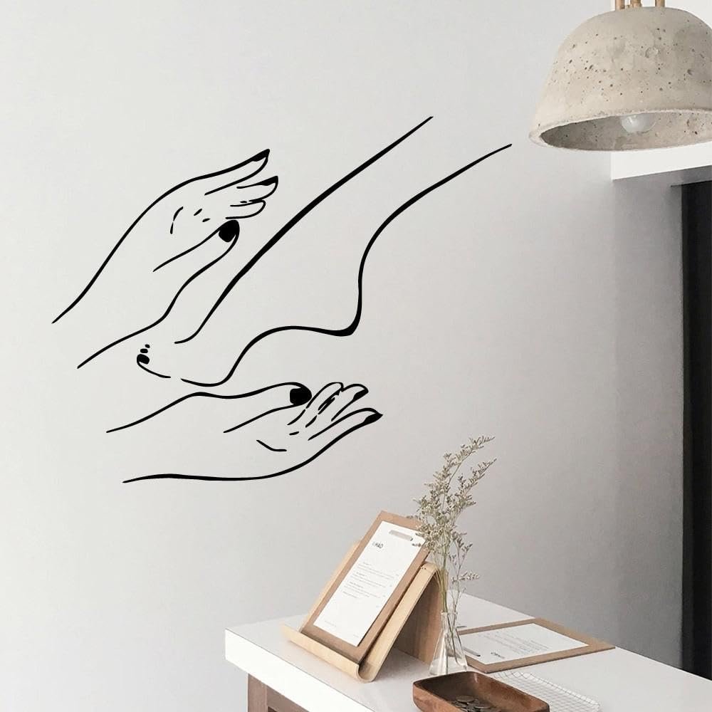Hot Nail Salon Home Decor Wall Art Decal 43 x 54 cm
