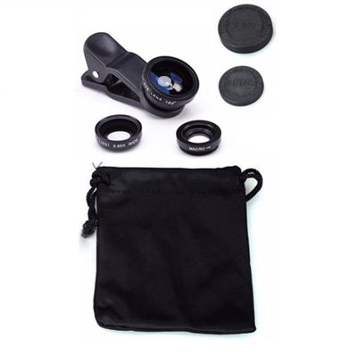 K-S-Trade Smartphone Camera Lens Set for Asus ROG Phone 9 FE, 3-in-1 Clip-On Adapter