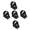 CORHAD Black Snorkel Holders, 5-Piece Set, Silicone and ABS view 1
