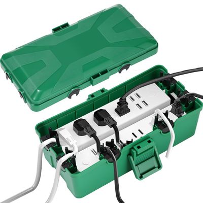 Cexovo Waterproof Cable Box, 26.1 x 15 x 9.4 cm, Outdoor Cable Safety Box