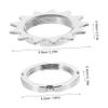 TOYANDONA 13T Bicycle Freewheel for Singlespeed Bikes, Fixed Freewheel view 2