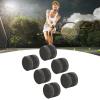 BAFOVY 6pcs Tennis Racket Grip Tape Overgrip for Badminton Racket Handles, Sweat-Absorbent Anti-Slip PU, for Tennis, Badminton, Fishing Rods and Motorcycles (Black) view 3