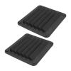 Alomejor Sustainable Air Vent for Marine Boats and Yachts, Rectangular Fresh-Air Vent, 2-Pack (Black) view 3