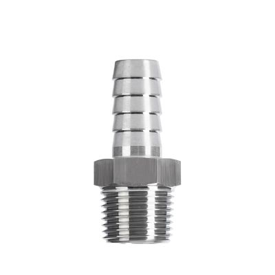 CZMDKEXM 10 mm OD to M12 × 1 mm Metric 304 Stainless Steel Pipe Fitting High-Pressure Connector Adapter