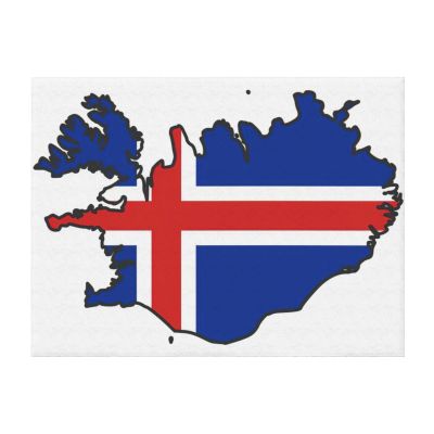 EdWal Lightweight Blanket, Iceland Flag Design, Plush Microfiber Throw, Ultra-Soft, Various Sizes