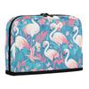 Yoogain Large-Capacity Pencil Case Organizer, Flamingo, White and Peach view 2