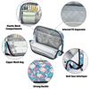 Yoogain Large-Capacity Pencil Case Organizer, Flamingo, White and Peach view 4