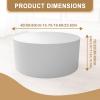 White Cylinder-Base Stand for Party Decorations, 200 kg Capacity, 50 x 30 cm view 2
