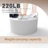 White Cylinder-Base Stand for Party Decorations, 200 kg Capacity, 50 x 30 cm view 4