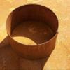 Tree Ring Raised Bed, Weathered Rust Finish (120 cm) view 1