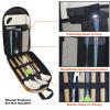 VAPOKF Travel Camping Utensil Organizer Bag with Cute Puppy Pair Design, Cooking Utensil Storage Bag for Outdoor Grilling, Bag Only view 2