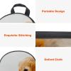 VAPOKF Travel Camping Utensil Organizer Bag with Cute Puppy Pair Design, Cooking Utensil Storage Bag for Outdoor Grilling, Bag Only view 3